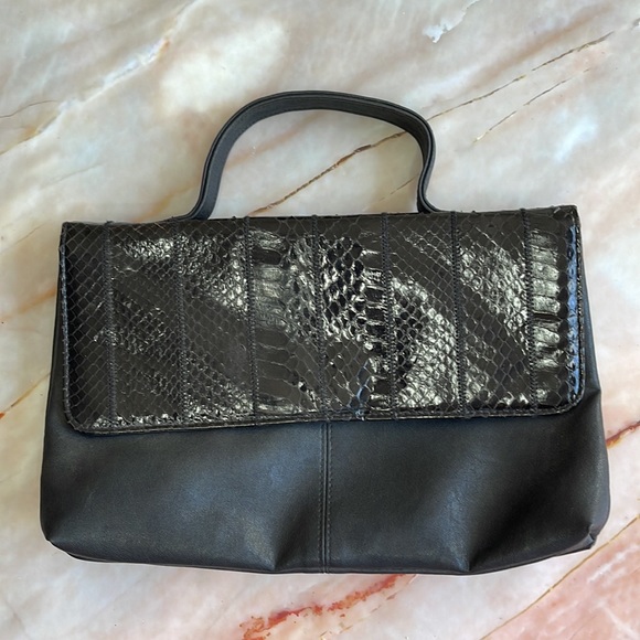 VINTAGE | Margaux genuine snakeskin handbag - Picture 2 of 12